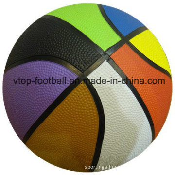 Colorful High Quality Rubber Basketball Gift